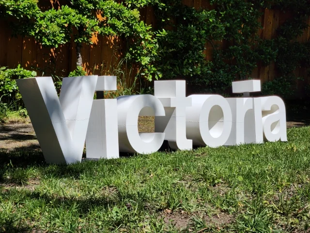 3D printed Victoria signage